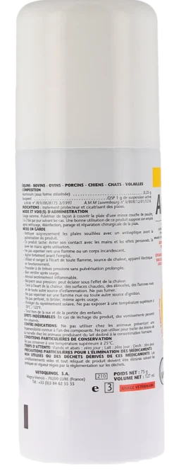 Aluspray protecteur et cicatrisant Vetoquinol - spray de 127ml