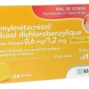 Amylmetacresol / Alcool Dichlorobenzylique miel citron Mylan Conseil - boîte de 24 pastilles