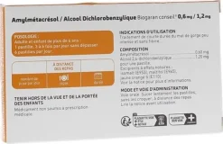Amylmétacrésol/Alcool Dichlorobenzylique Biogaran Conseil - boîte de 24 pastilles édulcorées