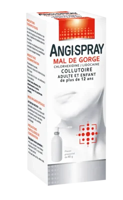 Angi spray mal de gorge – collutoire, flacon pressurisé 40 g