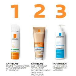 Anthelios brume fraîche invisible anti-brillance SPF 50 La Roche-Posay - spray de 75 ml
