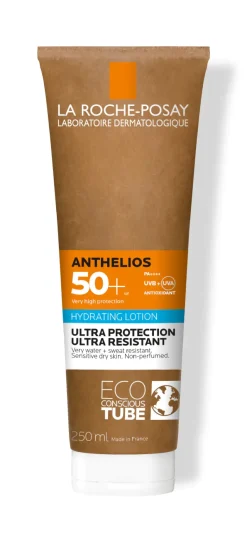 Anthelios Lait solaire hydratant très haute protection SPF 50+ La Roche-Posay - tube de 250 ml