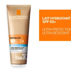 Anthelios Lait solaire hydratant très haute protection SPF 50+ La Roche-Posay - tube de 250 ml