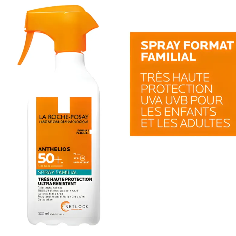 Anthelios Spray solaire familial SPF50+ La Roche-Posay - spray de 300ml