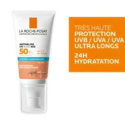 Anthelios UVmune 400 Crème hydratante SPF50+ Teinté La Roche-Posay - tube de 50 ml