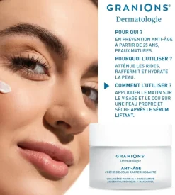Anti-âge jour crème raffermissante Granions - pot de 50ml