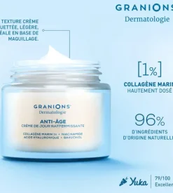 Anti-âge jour crème raffermissante Granions - pot de 50ml