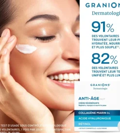 Anti-âge nuit crème régénérante Granions - pot de 50ml