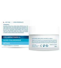 Anti-âge nuit crème régénérante Granions - pot de 50ml