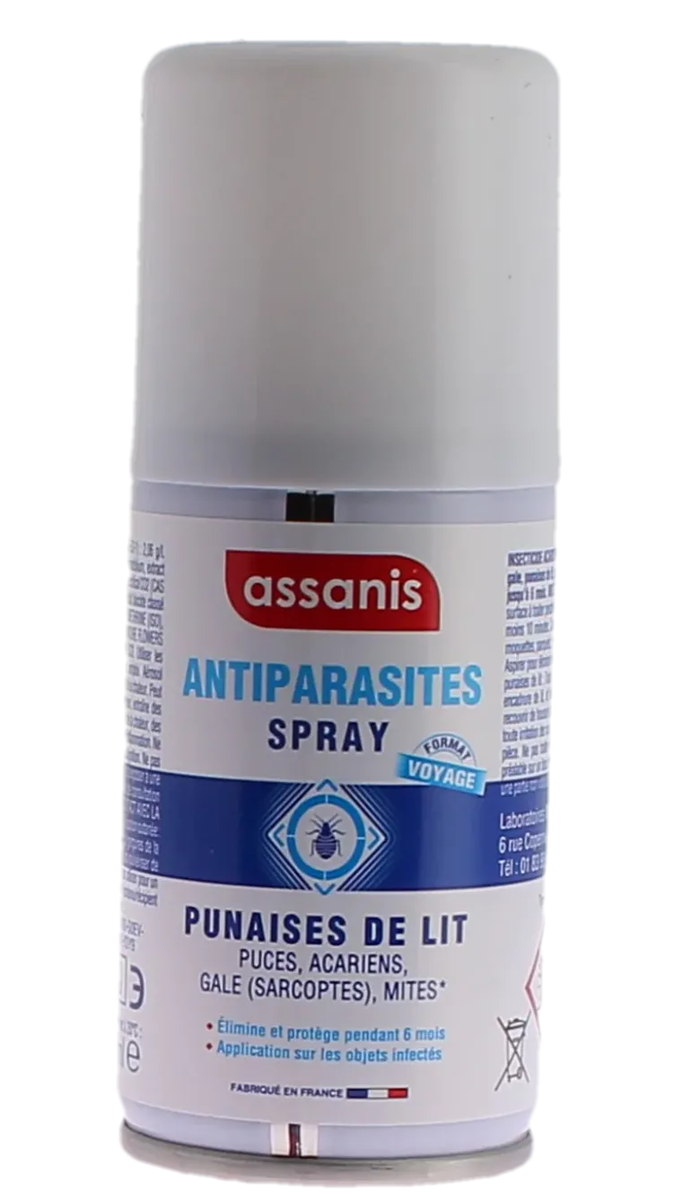Anti-parasites spray punaises de lit Assanis – 75 ml