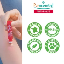 Anti-pique roller apaisant Bio Puressentiel - roll-on de 5 ml