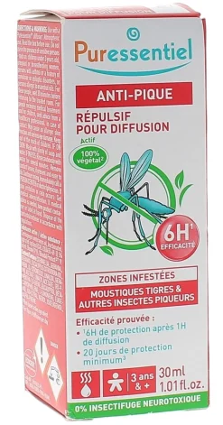 Anti Pique Répulsif pour diffusion Puressentiel - flacon de 30 ml