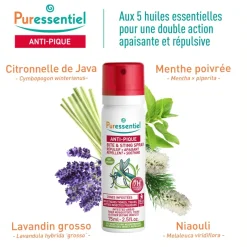 Anti-pique spray anti-moustique Puressentiel