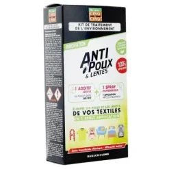 Anti-poux & Lentes Kit de traitement de l'environnement Cinq sur Cinq - 1 kit