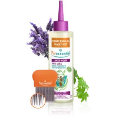Anti-poux Lotion Traitante format familial Puressentiel - tube de 200 ml