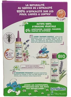 Anti-poux traitement complet les schtroumpfs édition limitée Puressentiel - coffret de 2 produits