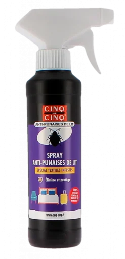 Anti-punaises de lit Cinq sur Cinq - spray de 250ml