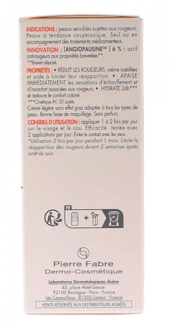 Antirougeurs Rosamed concentré rougeurs installées Avène – 30 ml