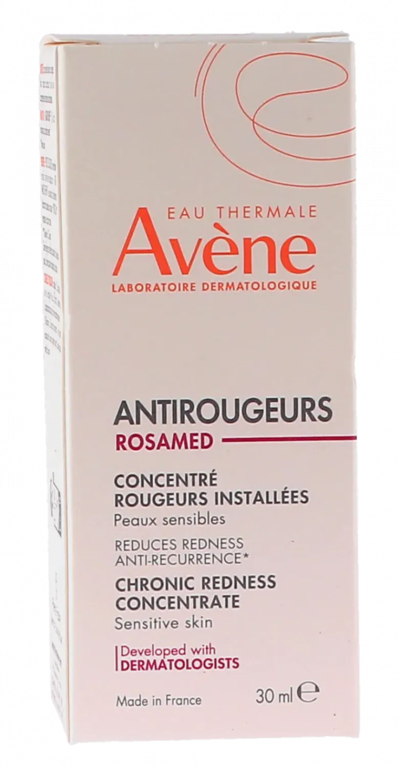 Antirougeurs Rosamed concentré rougeurs installées Avène – 30 ml