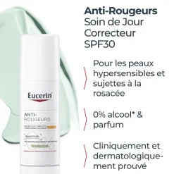 Anti-rougeurs Soin de jour correcteur SPF25+ teinté Eucerin - flacon de 50 ml