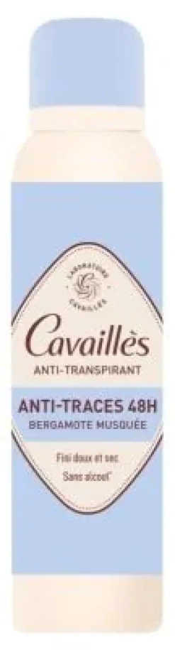 Anti-transpirant anti-traces 48H Rogé Cavaillès - spray de 150 ml