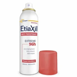 Anti-transpirant extrême 96h Etiaxil - lot de 2 sprays de 150ml