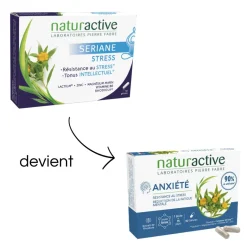 Anxiété Naturactive - boîte de 30 gélules