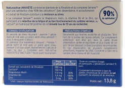 Anxiété Naturactive - boîte de 30 gélules