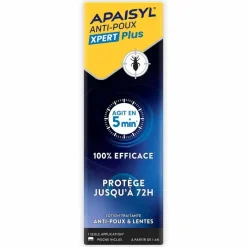 Apaisyl Xpert Plus lotion anti-poux et lentes - flacon de 100 ml avec peigne