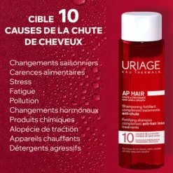 AP Hair chute et croissance Shampooing fortifiant anti-chute Uriage - flacon de 200 ml