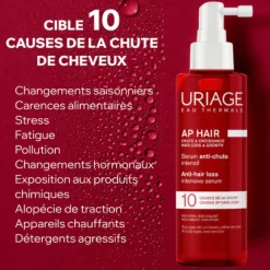 AP Hair chute et croissance Sérum anti-chute intensif Uriage - spray de 100ml