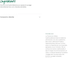 Après-shampoing apaisant et anti-irritant à la Pivoine Klorane - tube de 150ml