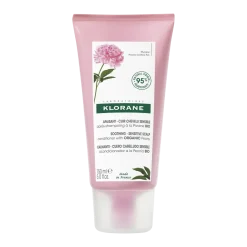 Après-shampoing apaisant et anti-irritant à la Pivoine Klorane - tube de 150ml