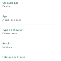 Après-shampoing cheveux secs à la mangue Klorane - tube de 50 ml