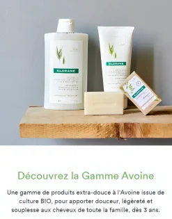 Après-shampoing extra-doux au lait d’Avoine Klorane - tube de 200 ml