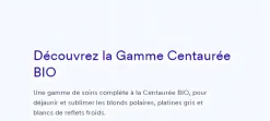 Après-shampooing déjaunissant Centaurée bio Klorane - tube de 200 ml