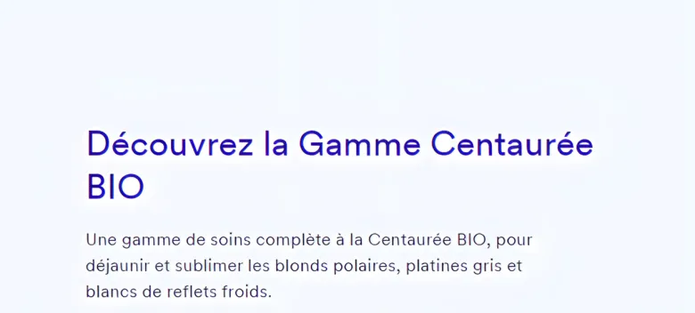 Après-shampooing déjaunissant Centaurée bio Klorane - tube de 200 ml