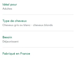 Après-shampooing déjaunissant Centaurée bio Klorane - tube de 200 ml