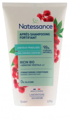 Après-shampooing fortifiant Natessance - tube de 150ml