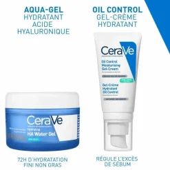 Aqua-gel hydratant à l'acide hyaluronique Cerave - pot de 48g