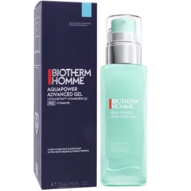 Aquapower advanced gel Biotherm homme - flacon-pompe de 75ml