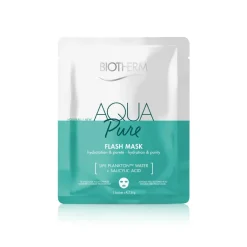 Aqua Pure Masque tissu hydratation et pureté Biotherm - sachet d'un masque