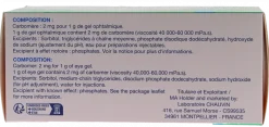 Aquarest 0,2% gel ophtalmique - boîte de 60 récipients unidose