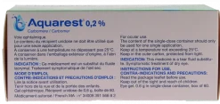 Aquarest 0,2% gel ophtalmique - boîte de 60 récipients unidose