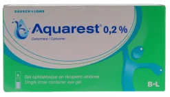 Aquarest 0,2% gel ophtalmique - boîte de 60 récipients unidose