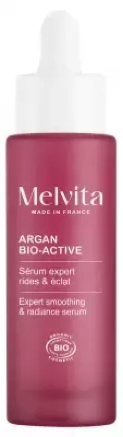 Argan Bio-Active Sérum expert rides et éclat Melvita - flacon pipette de 30ml