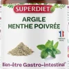 Argile menthe poivrée Super Diet - boîte de 250 comprimés