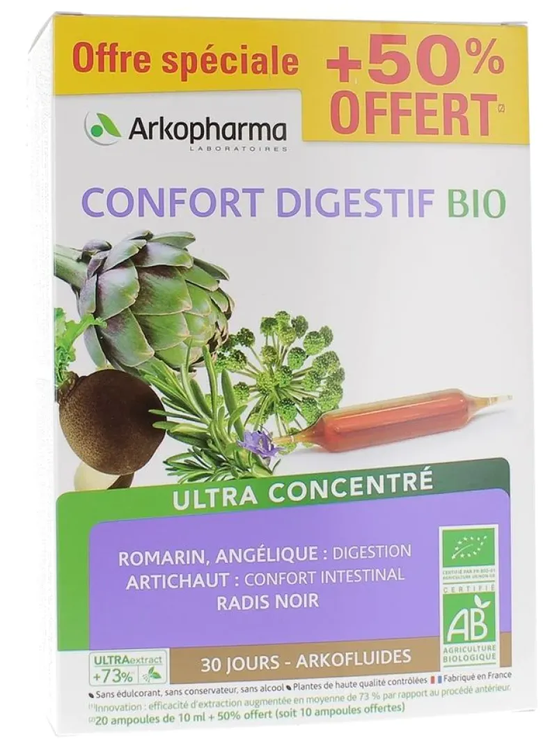 Arkofluides Confort Digestif Bio Arkopharma