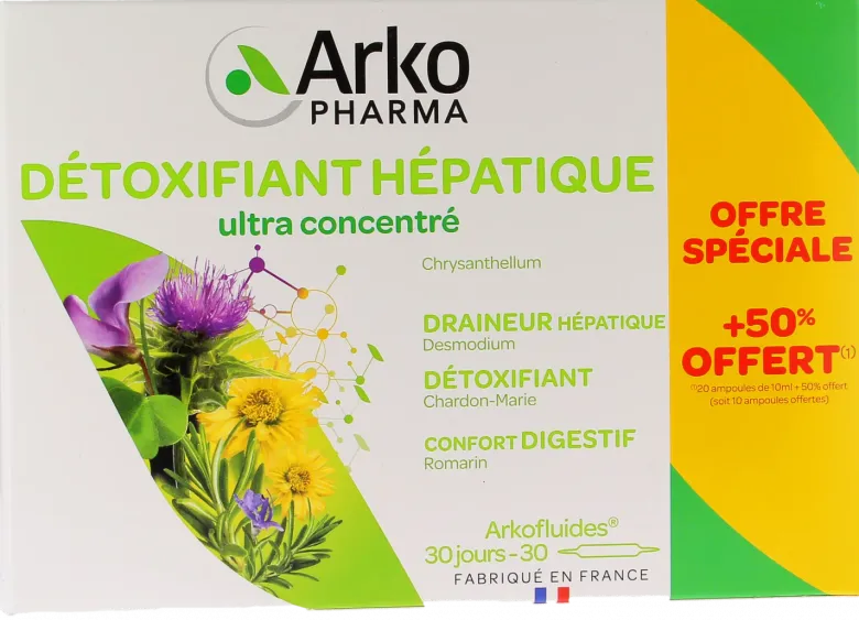 Arkofluides Détoxifiant Hépatique Arkopharma