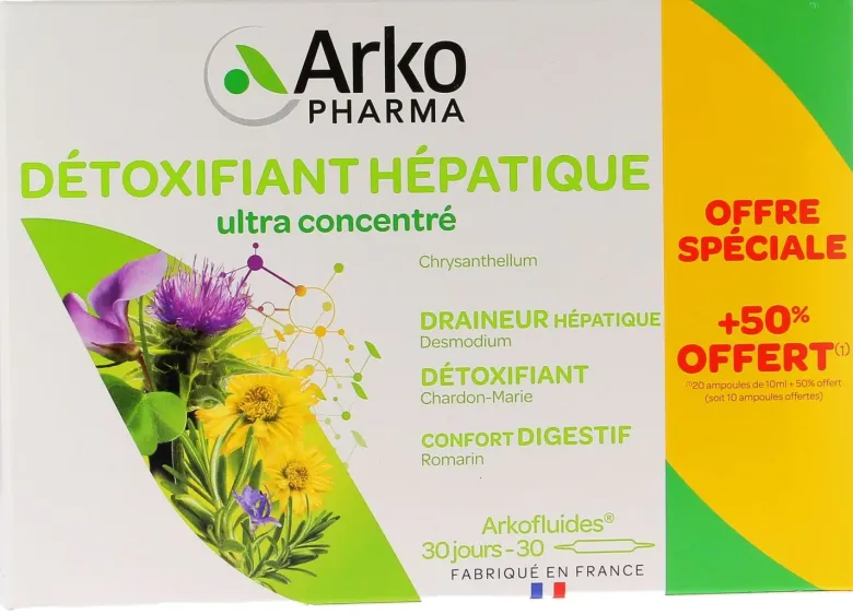 Arkofluides Détoxifiant Hépatique Arkopharma